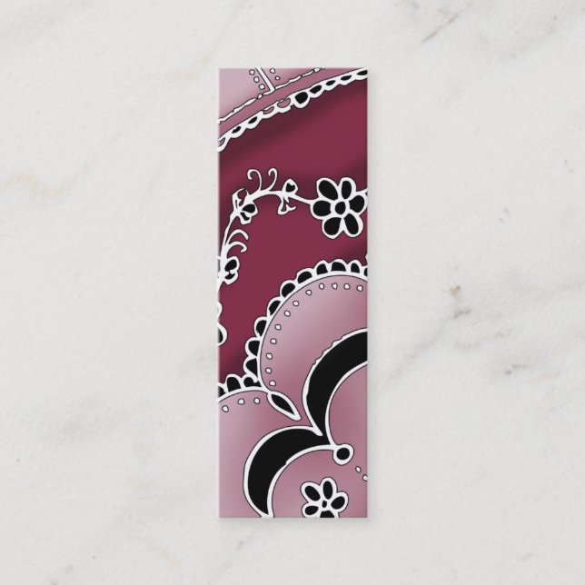 Plantilla de tarjeta de visita Skinny Actor (Anverso)