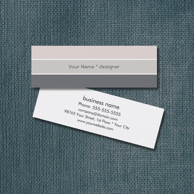 Plantilla de tarjeta de visita Skinny del elegante (Subido por el creador)