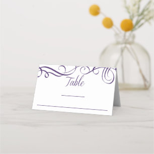 Plantilla de tarjeta elegante Swirls Place