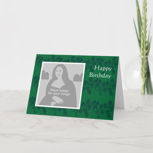 Plantilla de tarjeta floral (Anverso)