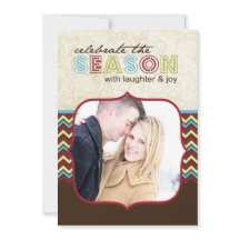 Plantilla de tarjeta fotográfica de Navidad de Che