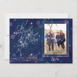 Plantilla de tarjeta fotográfica de O Holy Night 5