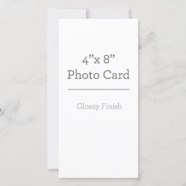 Plantilla de tarjeta fotográfica de personalizado