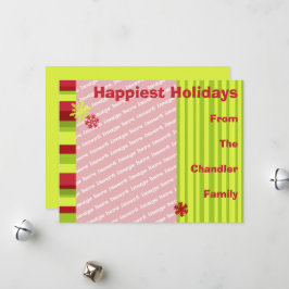 Plantilla de tarjeta fotográfica de vacaciones