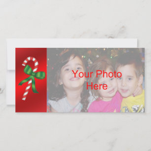 Plantilla de tarjeta fotográfica navideña para Nav