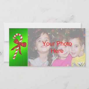 Plantilla de tarjeta fotográfica navideña para Nav