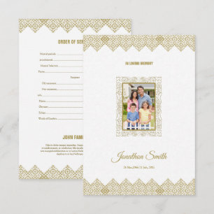 Plantilla de tarjeta funeraria