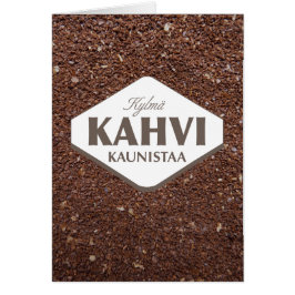 Plantilla de tarjeta Kylmä Kahvi Kaunistaa 4