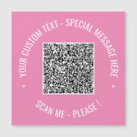 Plantilla de Tarjeta Magnética de Código QR con Co