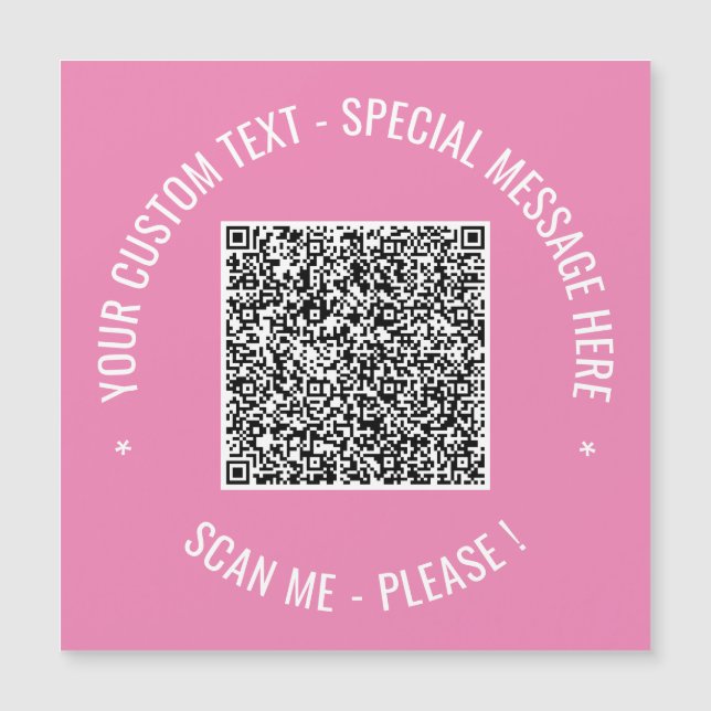 Plantilla de Tarjeta Magnética de Código QR con Co (Anverso)