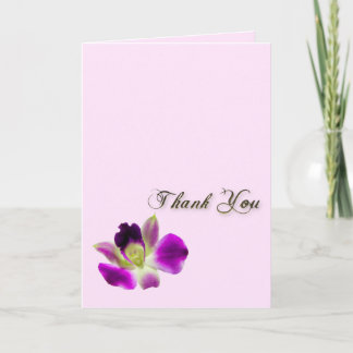 Plantilla de tarjeta Orquídea Púrpura