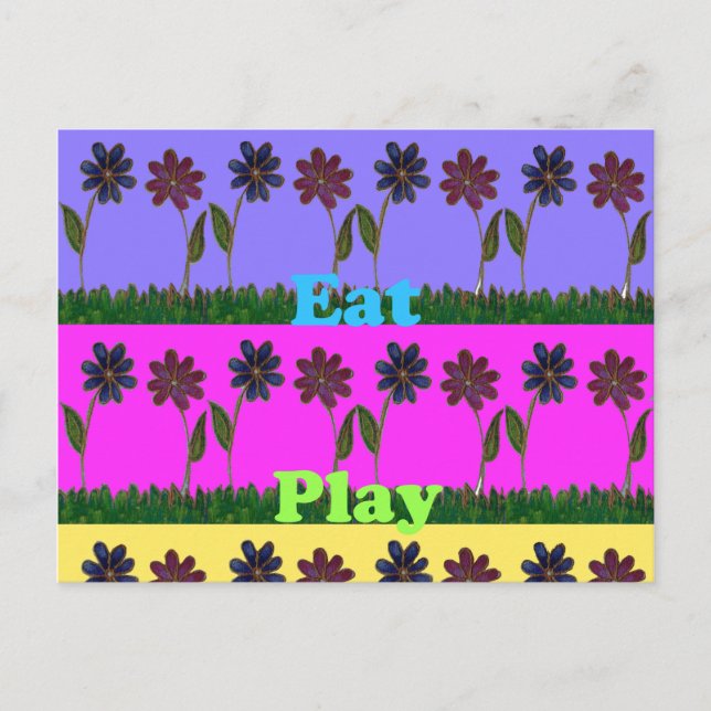 Plantilla de Tarjeta Postal Horizontal (Anverso)