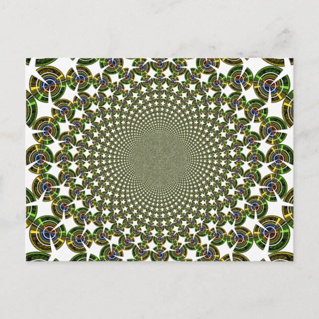 Plantilla de Tarjeta Postal Horizontal (Anverso)