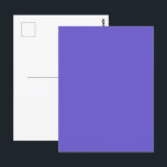 Plantilla de tarjeta postal personalizada azul piz<br><div class="desc">Envía un mensaje que se siente intencional y elevado con esta tarjeta postal azul pizarra totalmente personalizable. El fondo rico y minimalista es lo suficientemente versátil para bodas, notas de agradecimiento corporativas, envíos escolares, invitaciones religiosas y campañas promocionales. Ya sea que envíes una o mil, este diseño se escala maravillosamente...</div>
