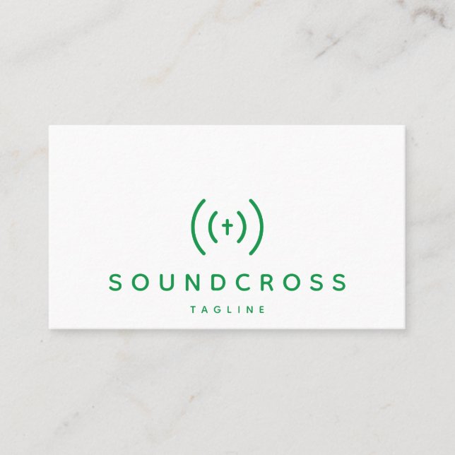 Plantilla de tarjeta profesional del logotipo de C (Anverso)