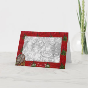 Plantilla de tarjeta - Ratón Navidad