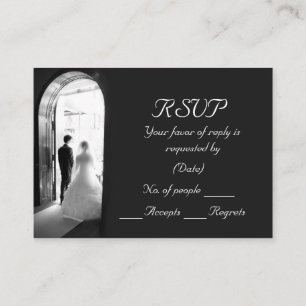 Plantilla de tarjeta RSVP
