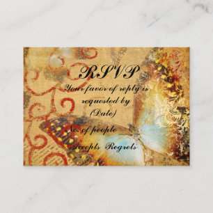 Plantilla de tarjeta RSVP