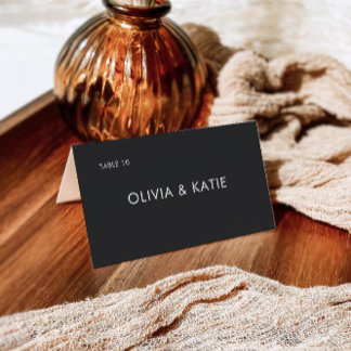 Plantilla de tarjetas de Boda negro