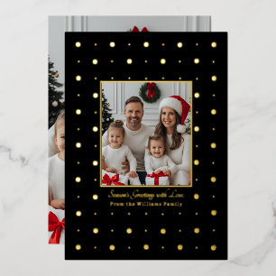 Plantilla de Tarjetas de Navidad con Papel de Alum