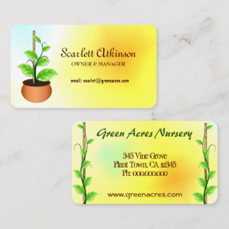 Plantilla de tarjetas de negocio de enfermería de