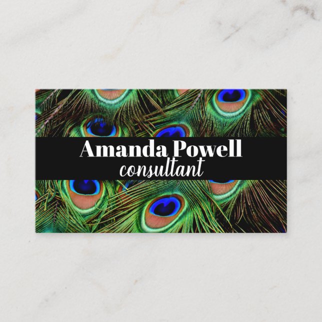 plantilla de tarjetas de negocio de personalizado  (Anverso)