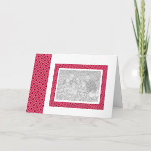 Plantilla de tarjetas de nota fotográfica