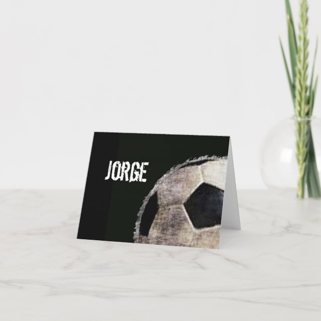 Plantilla de tarjetas de notas de fútbol personali (Anverso)