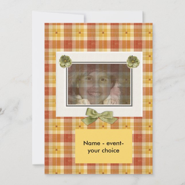 Plantilla de tarjetas de notas fotográficas del di (Anverso)