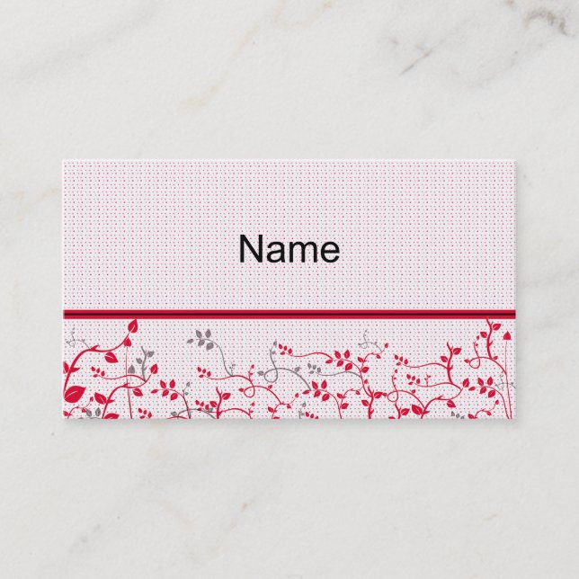 Plantilla de tarjetas de perfil o de negocio del d (Anverso)