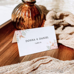 Plantilla de tarjetas de plaza de Boda de flores s