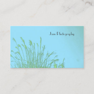 Plantilla de tarjetas de presentación, hierba de m