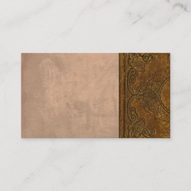 plantilla de tarjetas de visita de apariencia vint (Anverso)