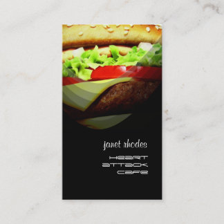 Plantilla de tarjetas de visita Hamburger