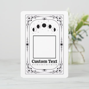 Plantilla de Tarot Foto Personalizada Propuesta de