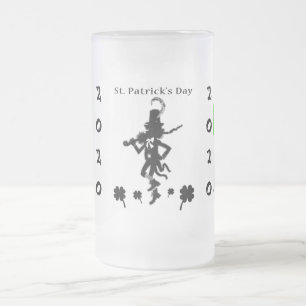 Plantilla de tazas de cerveza de San Patricio