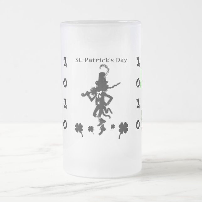 Plantilla de tazas de cerveza de San Patricio (Centro)