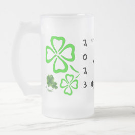 Plantilla de tazas de cerveza de San Patricio