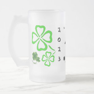 Plantilla de tazas de cerveza de San Patricio