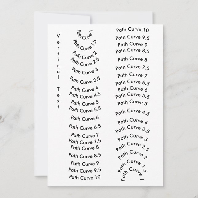 Plantilla de texto curvada - Referencia del diseña (Anverso)