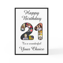 Plantilla de texto de foto de 21 Personalizados Ha