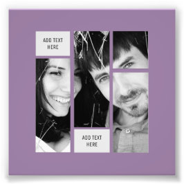 Plantilla de texto de fotos de malva - Transferenc