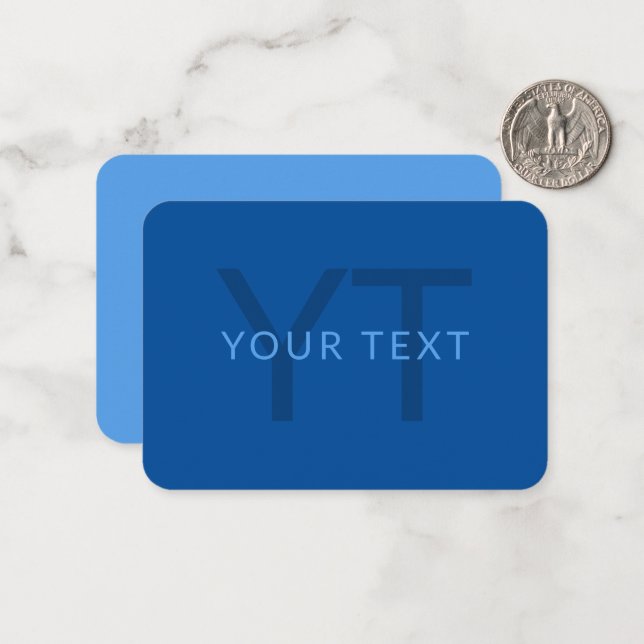 Plantilla de texto editable para nombre monocromát (Anverso/Reverso In Situ)