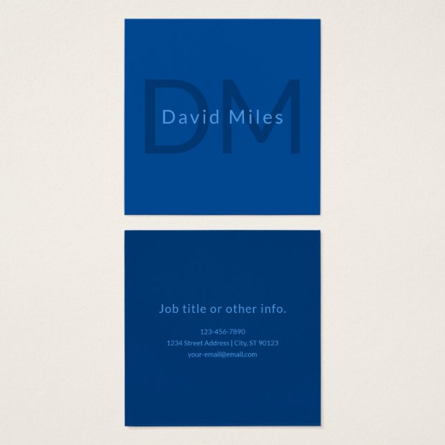 Plantilla de texto editable para nombre monocromát (Anverso y reverso)