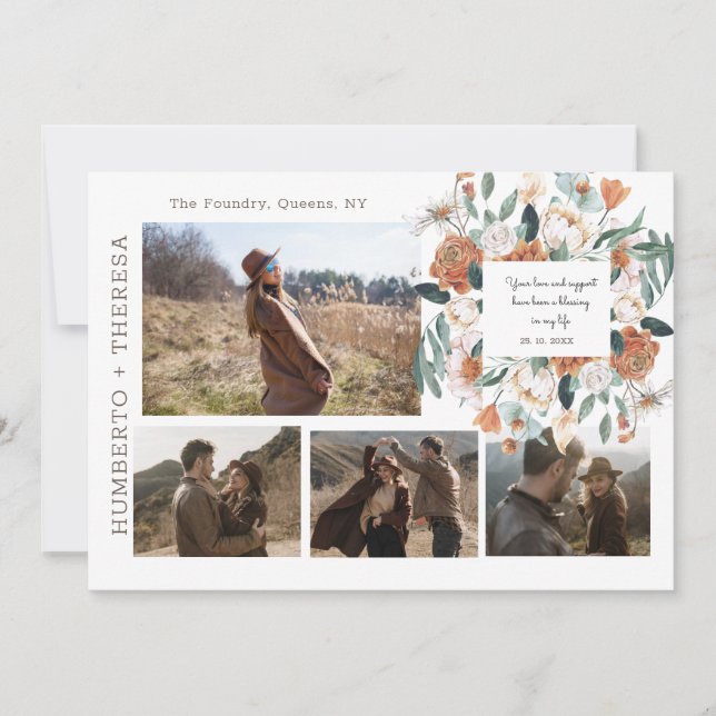 Plantilla de tira de cabina de fotos con acuarela (Anverso)