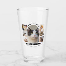 Plantilla de tributo para gatos memorial 7 collage