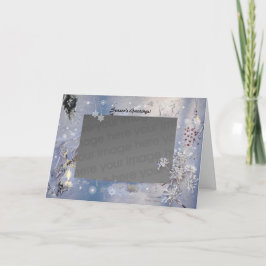 Plantilla de vacaciones de Winterscape!