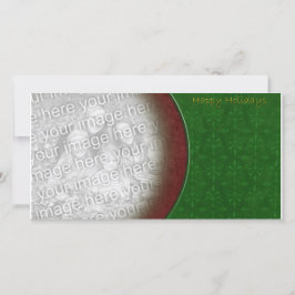 Plantilla de vacaciones en rojo y verde texturizad