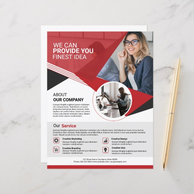 Plantilla de viajero de negocios (Anverso/Reverso In Situ)