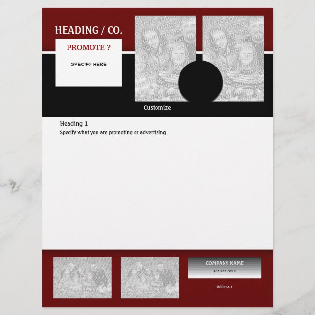 Plantilla de volante - cree su propio 21,59 cm x 2 (Frente)